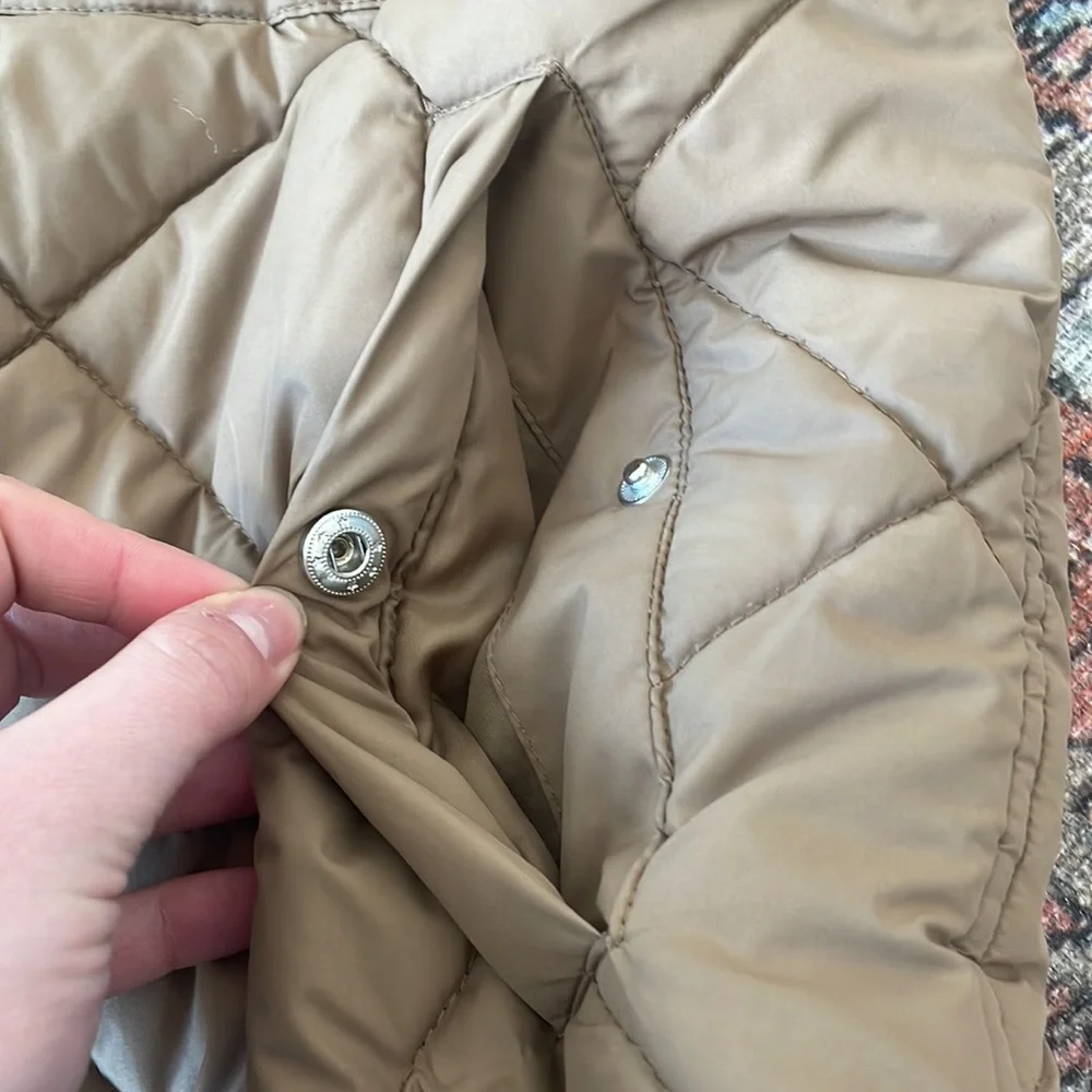 Arizona Jeans Tan Quilted Puffer Vest - Picture 2 of 6